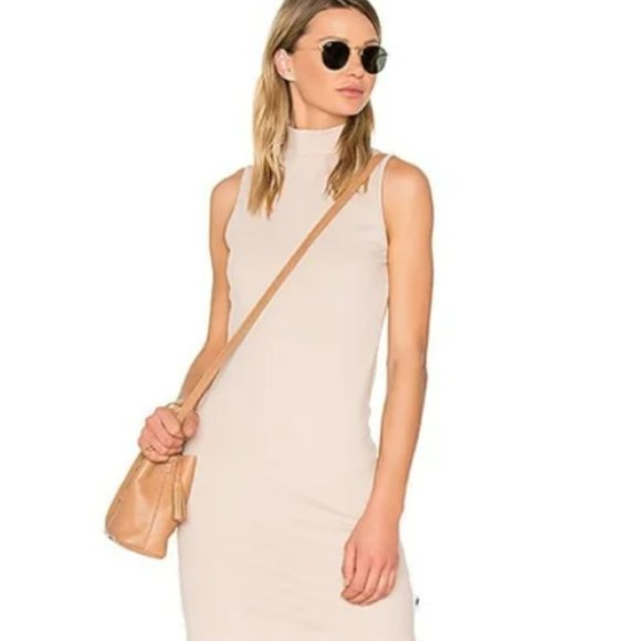 Revolve Publish Oasis Mini Dress in Sand - Picture 1 of 3